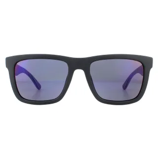 Lacoste Rectangle Mens Matte Blue Navy Blue Sonnenbrillen
