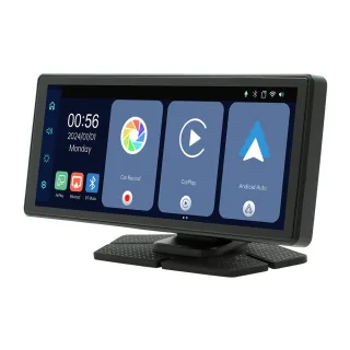 V5312R 8.1 Inch Screen Wireless CarPlay Android Auto Portable DVR 1600x600 Resolution Built-In Camera Driving Recorder 2