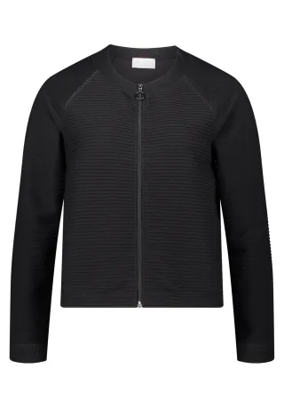 betty barclay - so cosy - - Casual-Jacke Schwarz - Gr. - 44