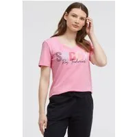 SOCCX V-Shirt mit Necktape