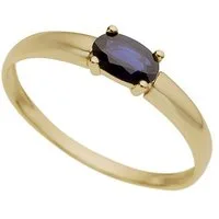 Firetti Goldring Schmuck Geschenk Gold 333 Damenring Goldring Edelstein Farbstein, mit Saphir