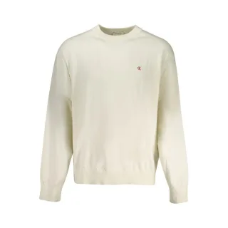 Calvin Klein Weißer Baumwollpullover für Herren