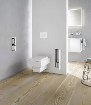 emco Bürstengarnitur -Modul asis 2.0 Unterputz, 497 mm, optiwhite ohne Einbaurahmen, 973427431 973427431