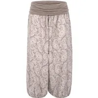 malito more than fashion Haremshose malito Damen Capri Hose mit Orient Print, Haremshose zum Tanzen, Haremshose Knielang
