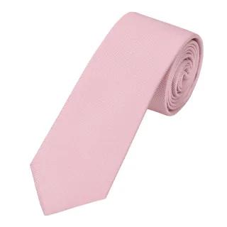 seidenfalter - Krawatte Uni 6cm rosa - Gr. - OS
