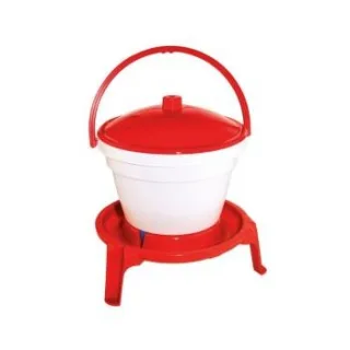 Kerbl Geflügeltränkeeimer 12L mit Füße und Tragebügel