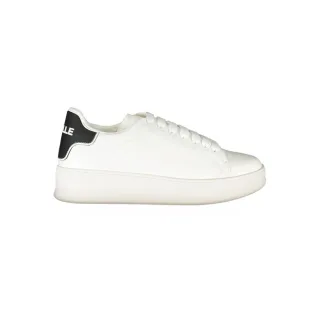 Gaelle Paris Bianco Poliuretano Herren Sneaker