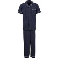 Henry Terre Pyjama Pyjama Set Kurzarm - Punkte & Zweige