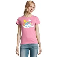 Blondie & Brownie T-Shirt Damen Glücksbärchis Sun Care Bears Hab-Dich-lieb Wolkenland