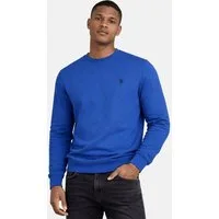 U.S. Polo Assn. Sweatshirt USGennet – Herren Pullover mit Rundhalsausschnitt Klassischer Rundhals, dezente Logo-Stickerei, bequeme Passform