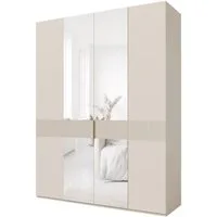 Compleo Drehtürenschrank mit 4 Türen, Kleiderschrank modern und elegant LIMI MADE IN EU, Modern Flur oder Schlafzimmer