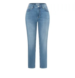 MAC - MAC JEANS - MELANIE 7/8, Super soft summer denim blau - Gr. - 48/27