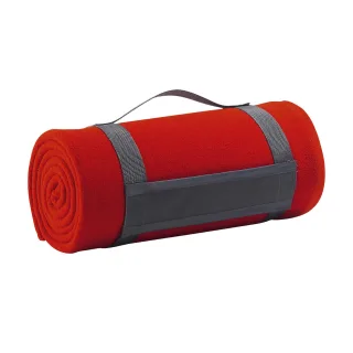 SOLS - Decke "Plaid", Fleece (Rot)