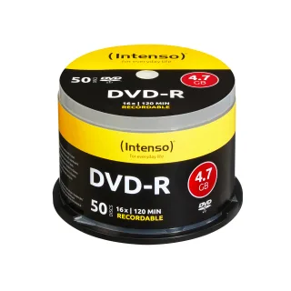 Intenso 50 x DVD-R (G) | 4101155 | 4.7 GB (120 Min.)