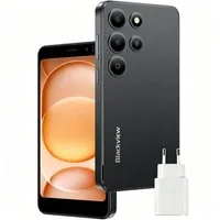 blackview WAVE2C 5‘’ Handy ohne Vertrag, Android 16, 32GB, mit Charger/Hülle Smartphone (5 Zoll, 32 GB Speicherplatz, 4G Dual SIM, Face ID, 1080P-Video, Google Lens, mit Ladegerät)