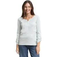 TOM TAILOR Henleyshirt mit Turn-Up-Arm