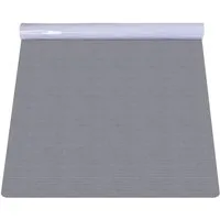 ANRO Bodenschutzmatte NEMESIS Bürostuhl Matte Teppich für Hartboden, Bodenschutz - gerollt, 1-St., Einzelpackung, geräuschdämpfend rutschfest Kurzflor 120x90cm Uni Grau