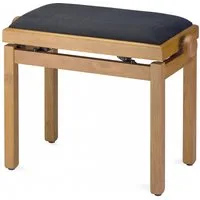 Classic Cantabile Klavierbank DP Pianobank - Höhenverstellbar von 47 bis 56 cm (Hochwertiger Sitzkomfort, 1-St., Sitzfläche 55 x 32 cm), Leichtgängige Spindelmechanik