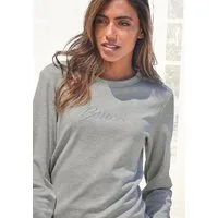 Bench. Loungewear Sweatshirt mit Logostickerei, Loungewear