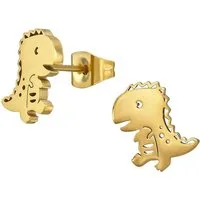 Monkimau Ohrring-Set Dinosaurier Kinder Ohrringe Chirurgenstahl Mädchen Geschenk, Hypoallergen