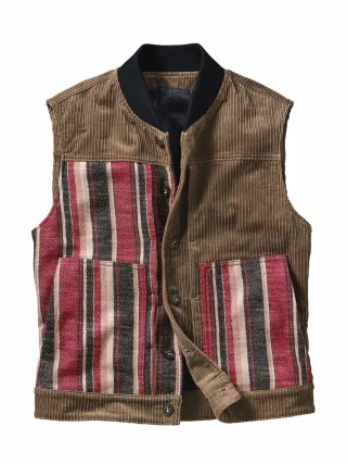 Mey & Edlich Herren Ho-boy-Weste Beige Obermaterial: 100 % Baumwolle