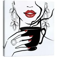 Posterlounge Wandbild Kaffee-Zeit, Martina, erhältlich als Poster, Leinwandbild, Wandsticker oder Acrylglasbild