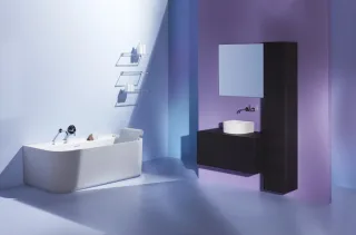 LAUFEN Ablage Kartell · LAUFEN 450x155x40, wandmontiert, Kristallklar, 38533.0, 3853300840001 H3853300840001