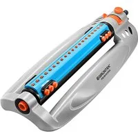 GRÜNTEK Viereckregner Rasensprenger bis 462 m2 für große Rasenflächen mit TURBO-Motor, für Flächen bis 0 m², (Sprinkler), Rasen-Sprinkler mit Variabler Breite, größte Bewässerungsfläche