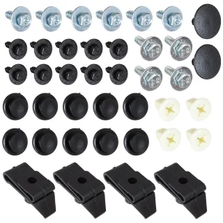 40 Teilig Motorabdeckung Befestigungs-Clips Set für Toyota Yaris I II III 1999-2019