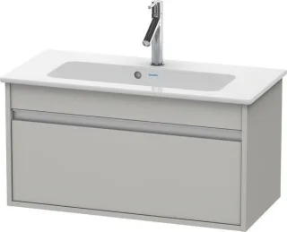 Duravit Ketho Waschtischunterbau wandhängend Betongrau Matt 800x385x410 mm - KT642300707 KT642300707