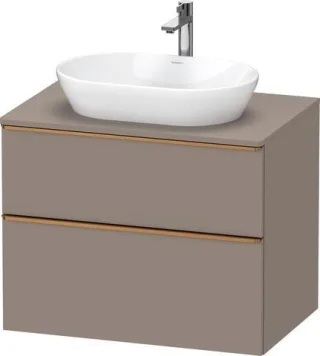 Duravit D-Neo Konsolenwaschtischunterbau wandhängend Basalt Matt 800x550x664 mm - DE4967004430000 DE4967004430000