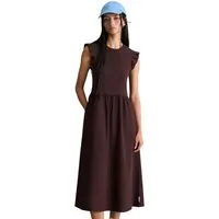 Marc O'Polo DENIM Jerseykleid mit Baumwoll-Popelinerock