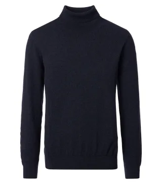VENTI - Rollkragenpullover blau - Gr. - XL