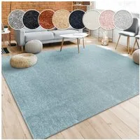 Paco Home Teppich Porto 890, rechteckig, Höhe: 13 mm, Kurzflor, Uni-Farben, ideal im Wohnzimmer & Schlafzimmer