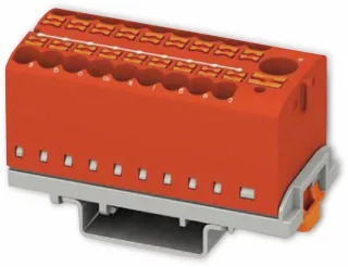 PHOENIX CONTACT Verteilerblock, 3273114, PTFIX 6/18X2,5-NS35 RD