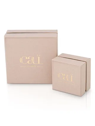 cai Fußkette 925 Silber rosévergoldet Plättchen Boho