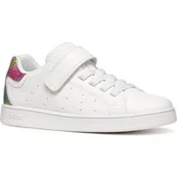 Geox J ECLYPER GIRL Slip-On Sneaker, Pride Sneaker, Regenbogen Sneaker mit bunt glitzernder Ferse