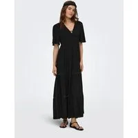 ONLY Maxikleid ONLMYA CHIARA S/S LONG V DRESS WVN Viskose