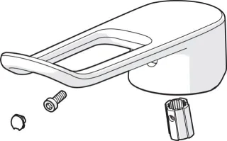 Hansa Langer Hebel HANSACLINICA 59914716 Bügelh. Bed.he. lang L=162 chr 59914716