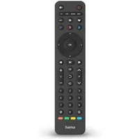 Hama Universal Ersatzfernbedienung für 4 Geräte Universal-Fernbedienung (lernfähig, App-Tasten)