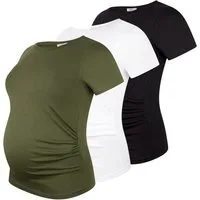 M.M.C. Umstandsshirt Basic Umstandsmode Kurzarm (3-tlg)