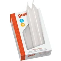goki Geburtstagskerze Geburtstagskerzen (10-tlg), H 10 cm Ø=13 mm (10er Pack)