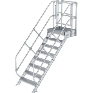 Munk Treppen-Modul Aluminium geriffelt - 632308