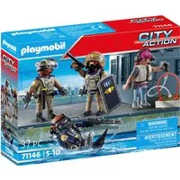Playmobil® SWAT-Figurenset (71146), My Action Heroes Konstruktions-Spielset, (37 St), Made in Europe