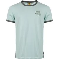 ROADSIGN australia T-Shirt Outline (1, 1-tlg., 1) dezenter Brustprint mit Kontrastdetails aus weichem Jersey