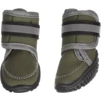 Flamingo Pfotenschutz Hundeschuhe Kajan grün - 2 Stück