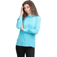 Posh Gear Seidenbluse Damen Seidenbluse Collettoseta Bluse aus 100% Seide 100% Seide