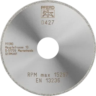 PFERD TOOLS Diamant-Trennscheibe D1A1R durchgängiger Belag für GFK/CFK - 68410237