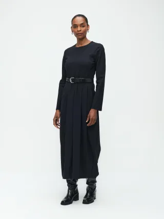 Jane Lushka - Jackie Dress/LS Technical Jersey black - Gr. - XXS