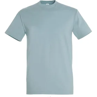 SOLS Mens Imperial Heavyweight Short Sleeve T-Shirt (Eisblau)